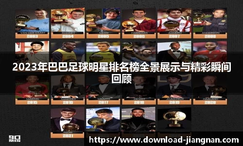 2023年巴巴足球明星排名榜全景展示与精彩瞬间回顾